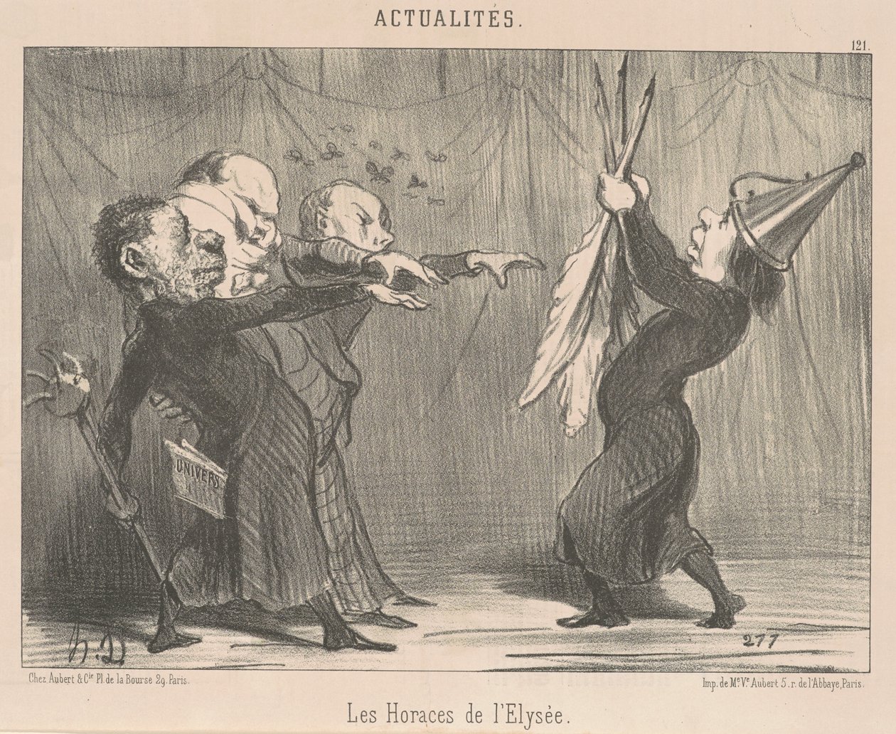 Císař ulevuje... od Honoré Daumier