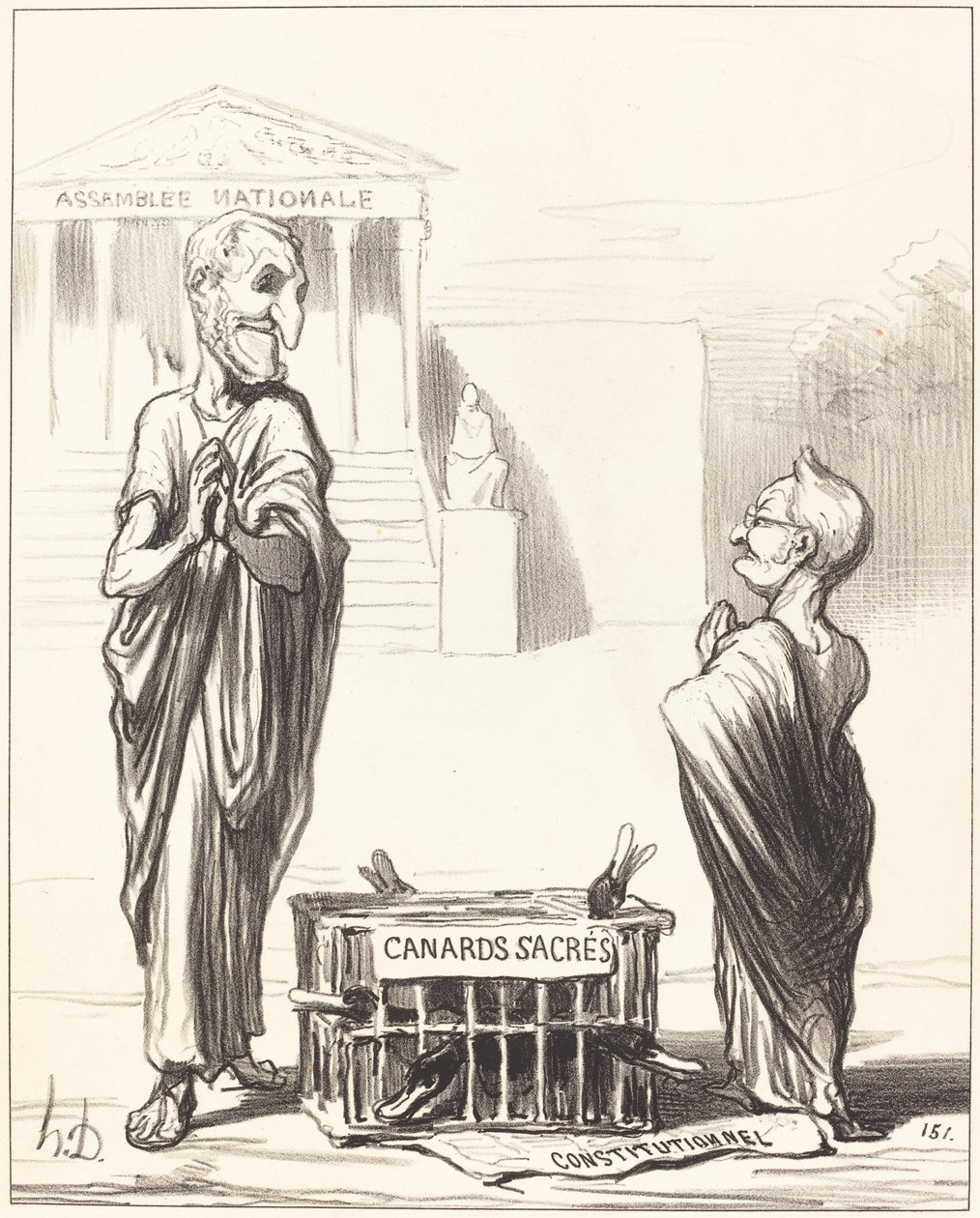 Předzvěsti říše... od Honoré Daumier