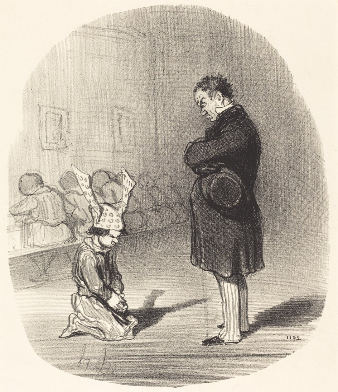 Následky povstání od Honoré Daumier