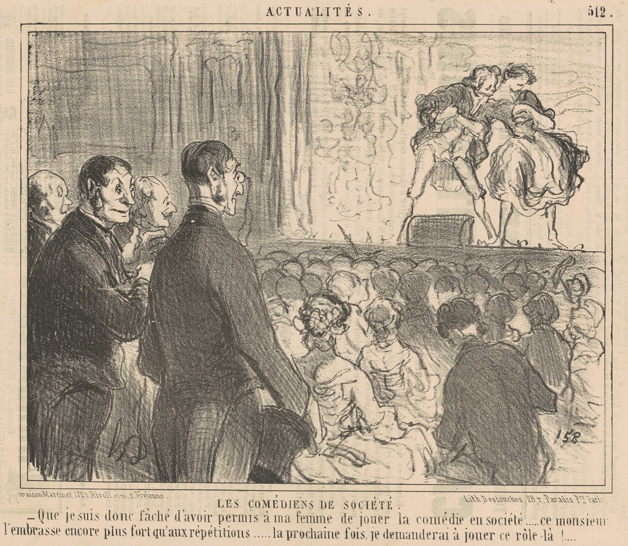 Sociální komedianti od Honoré Daumier
