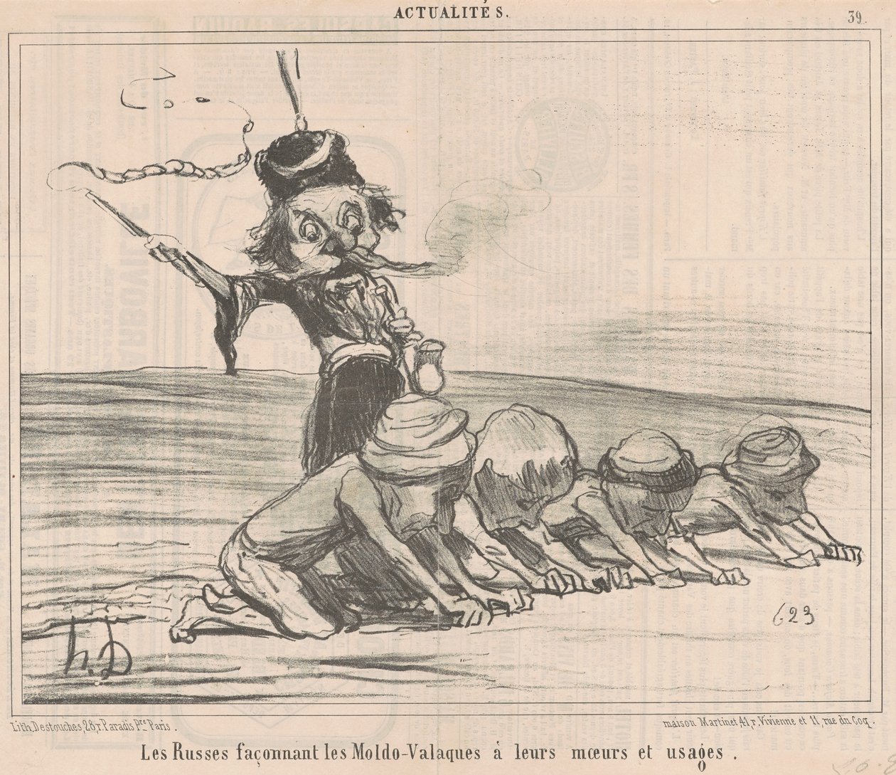 Vytváříme z nich Moldo-Vlachy... od Honoré Daumier