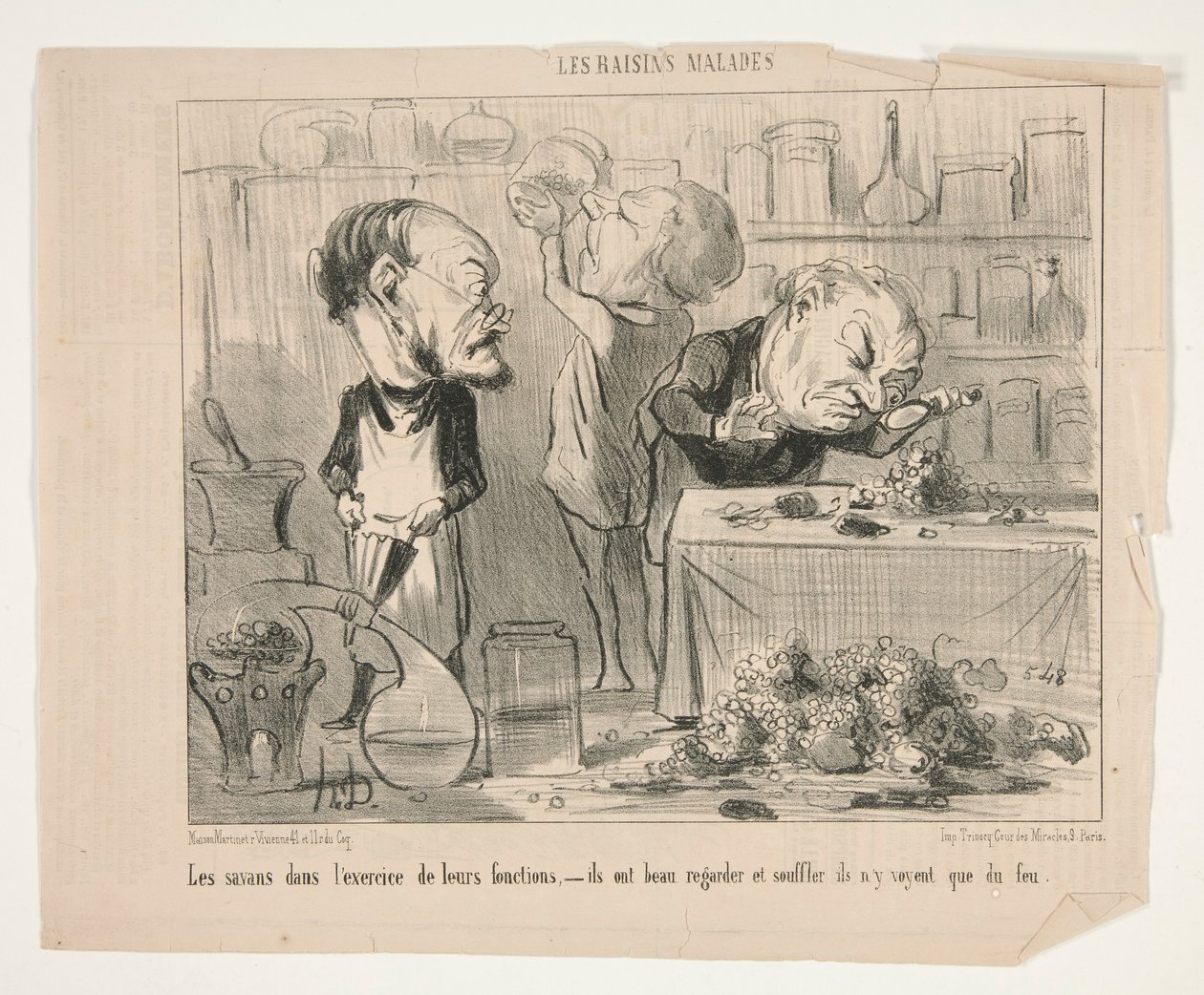Učenci v od Honoré Daumier
