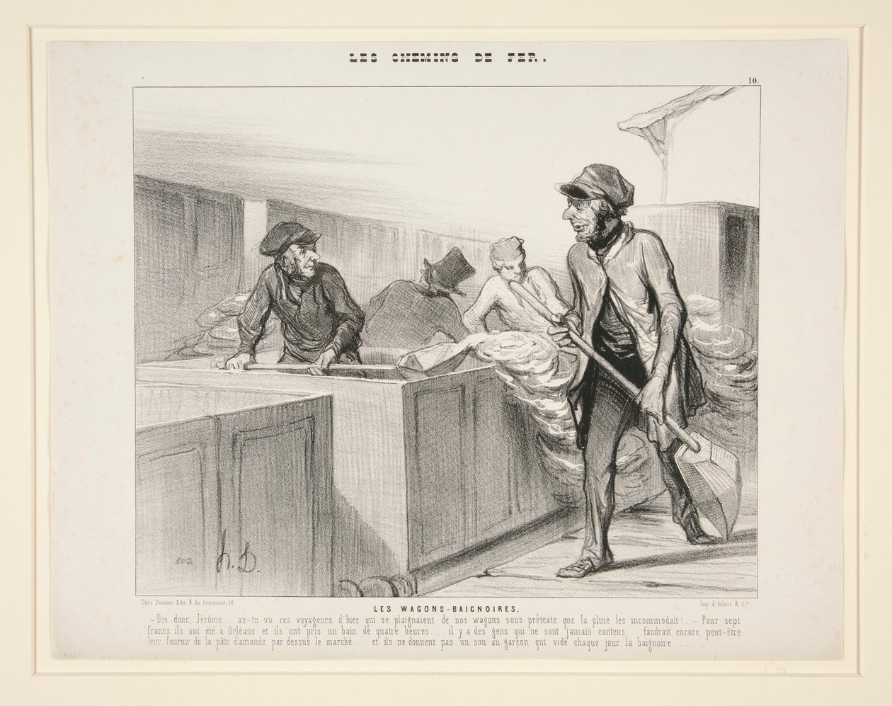 The Bath Cars: Hej, Jerome od Honoré Daumier