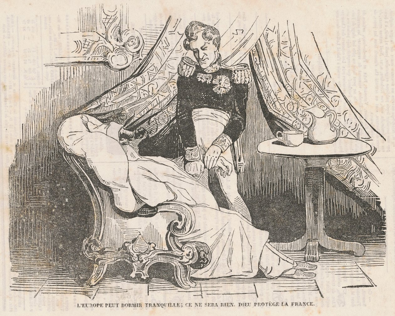Evropa může být v klidu... od Honoré Daumier
