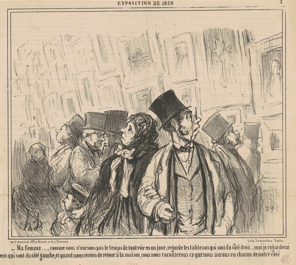 Moje žena ..., jako bychom neměli ... od Honoré Daumier