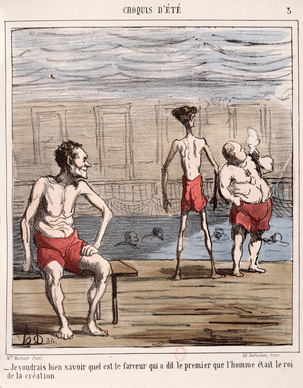 "Člověk, král stvoření" od Honoré Daumier