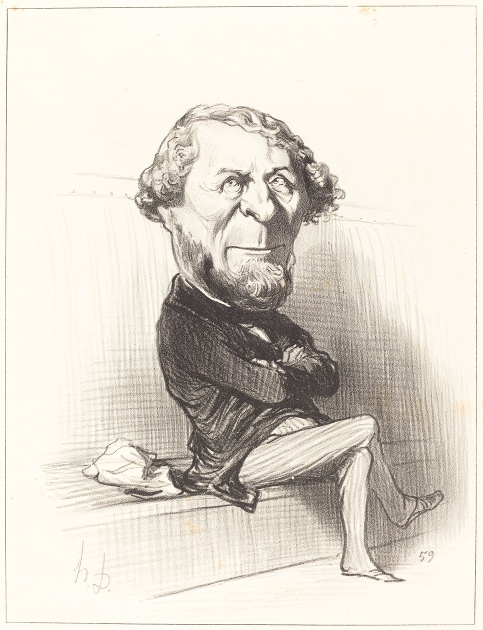 Marie Denis Larabitová od Honoré Daumier