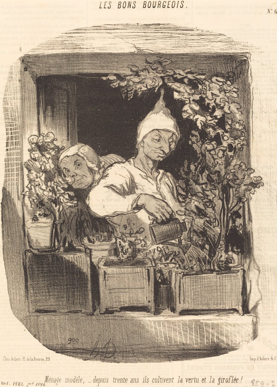 Model domácnosti... od Honoré Daumier