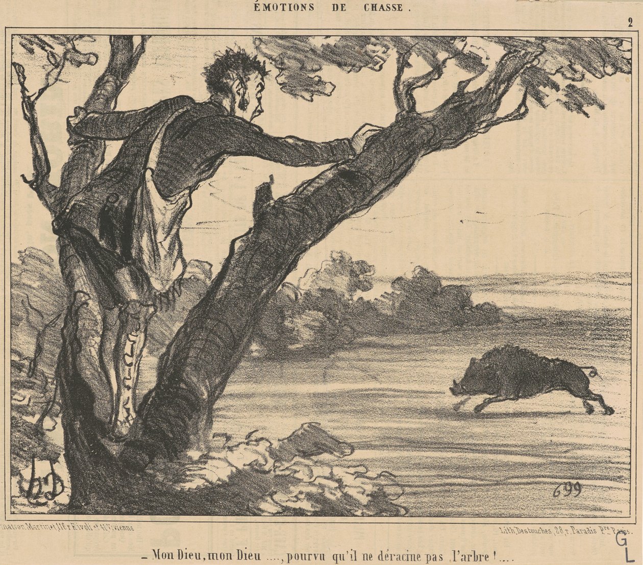 Můj bože, můj bože... za předpokladu... od Honoré Daumier