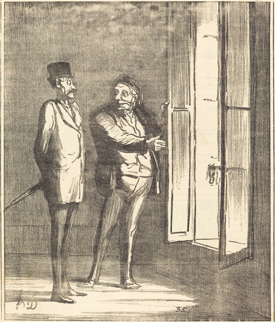 Pane tady bude dobře... od Honoré Daumier
