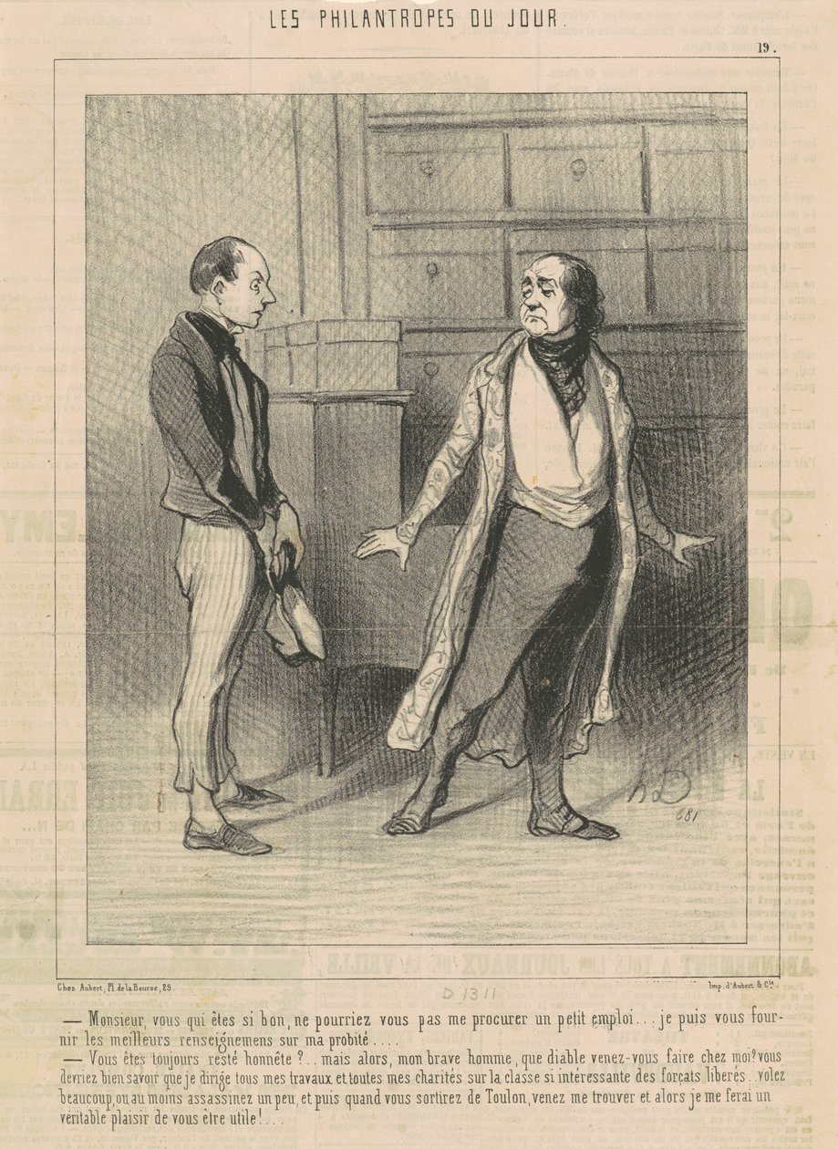 Pane, který jste tak dobrý... od Honoré Daumier