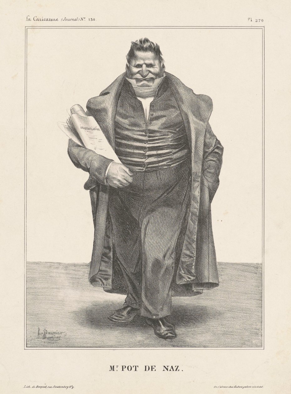 Pan Pot de Noz. od Honoré Daumier