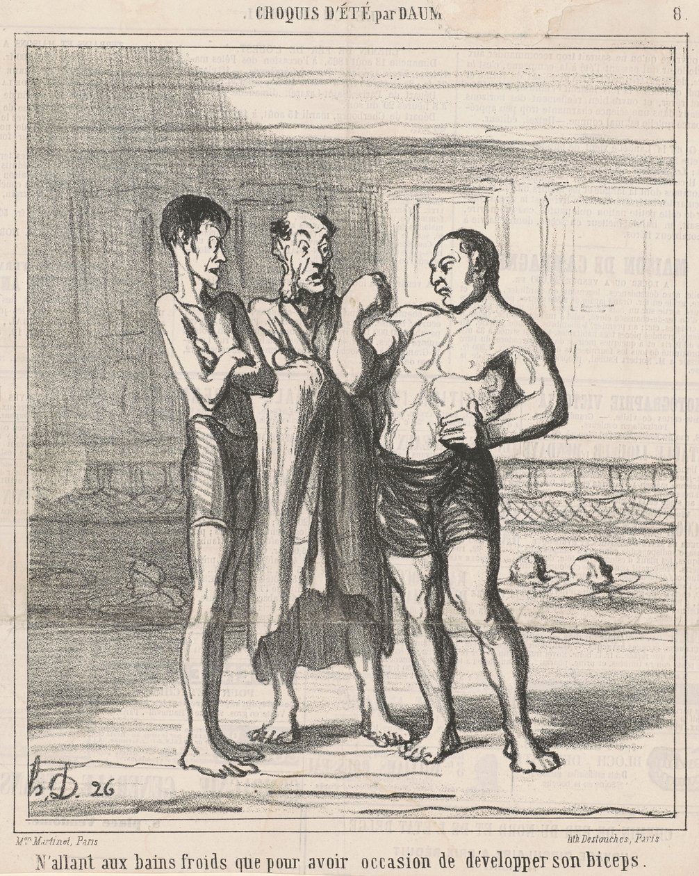 Chodím jen do studených koupelí... od Honoré Daumier
