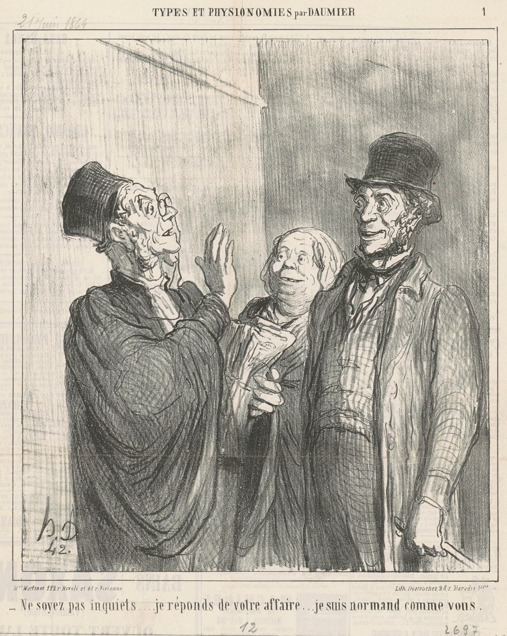 Neboj se... od Honoré Daumier