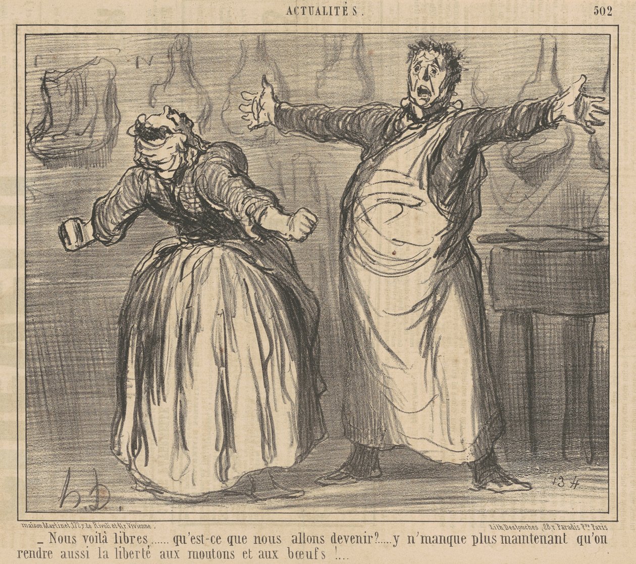 Jsme volní... od Honoré Daumier