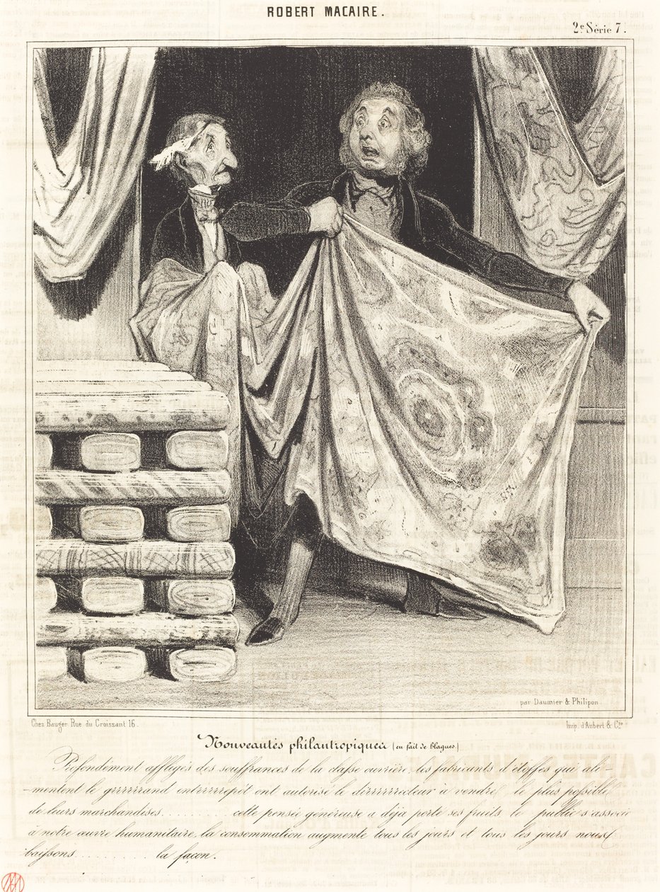 Filantropické novinky... od Honoré Daumier
