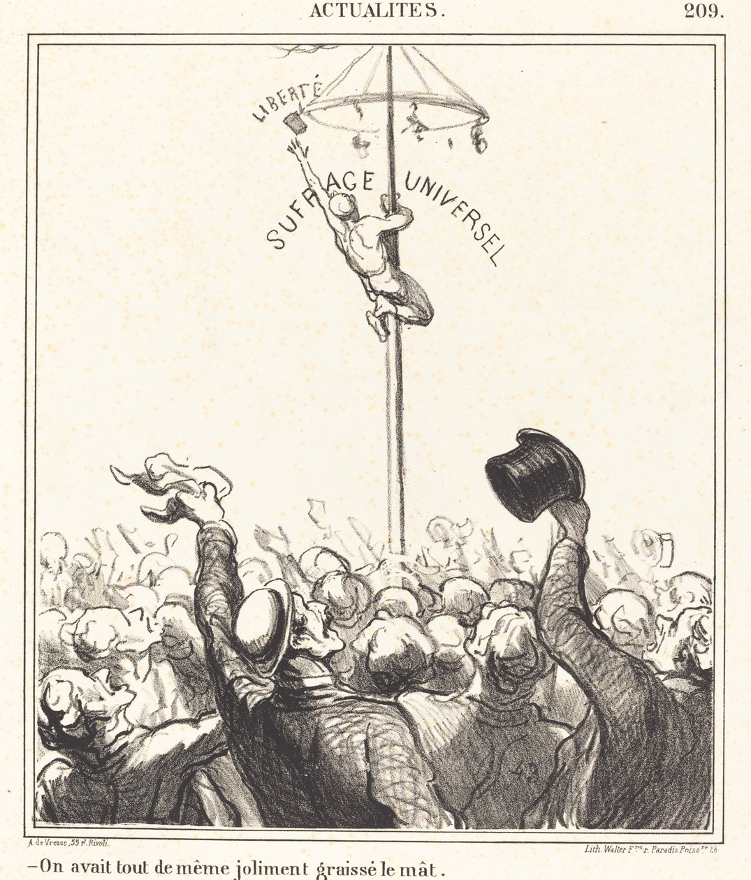 Měli jsme...pěkně namazaný stěžeň od Honoré Daumier
