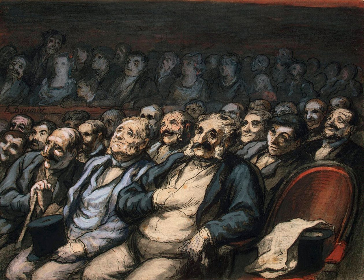 Sídlo orchestru, 1856-1858. od Honoré Daumier