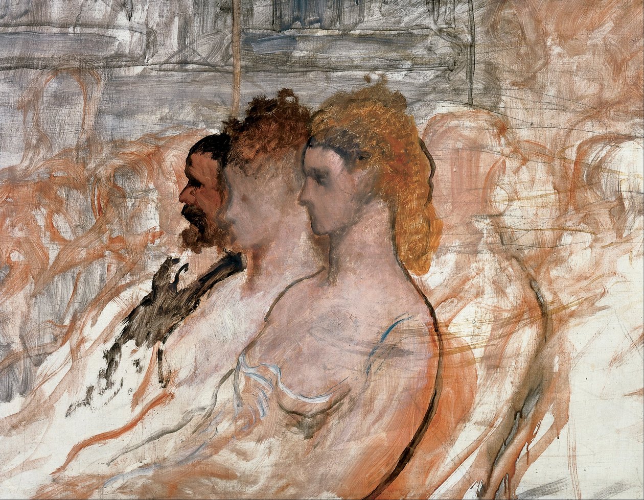 Stánky orchestru od Honoré Daumier