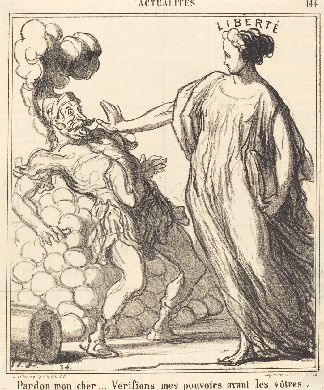Promiň má drahá... od Honoré Daumier
