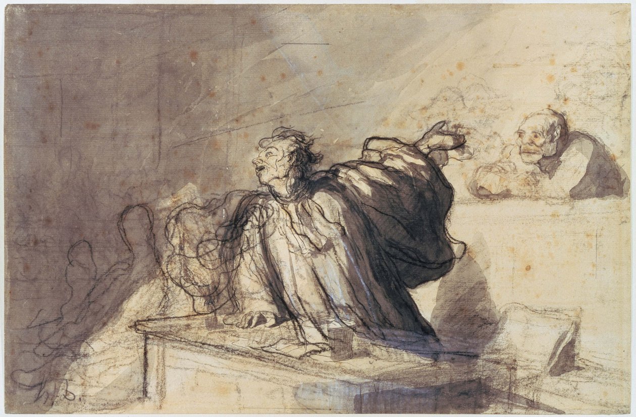 Dovolání obhajoby od Honoré Daumier
