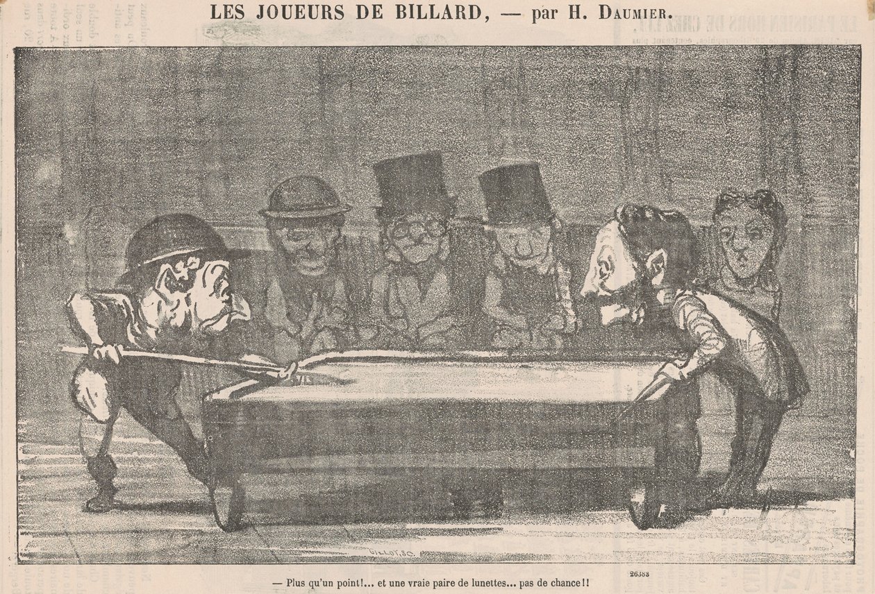 Více než jeden bod! ... Žádná šance!! od Honoré Daumier