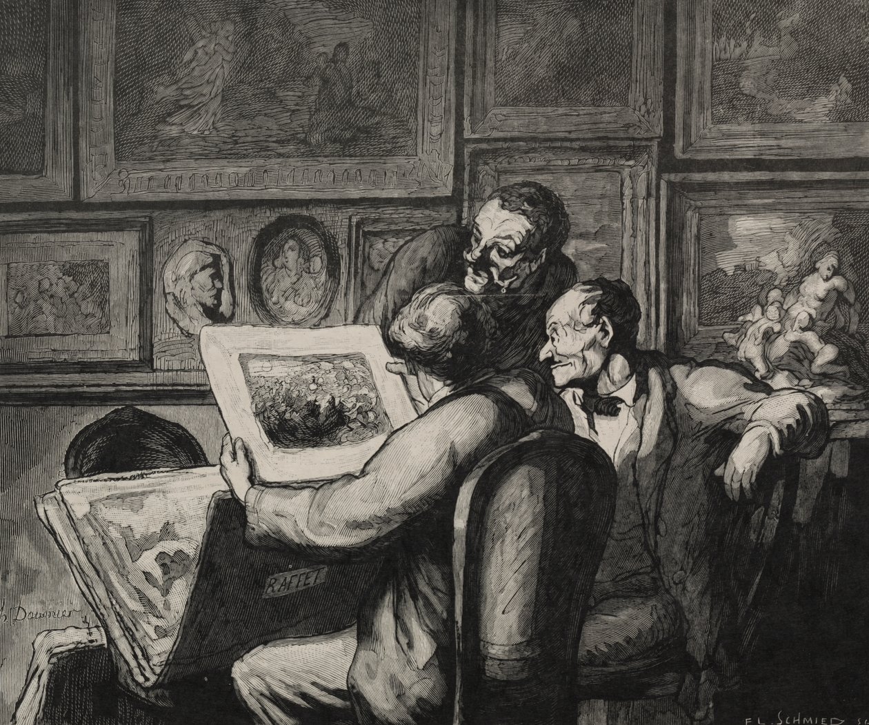 Tiskoví nadšenci od Honoré Daumier