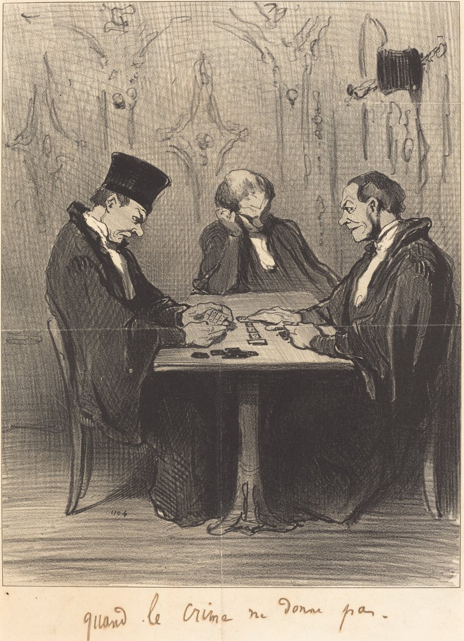 Když zločin nedává od Honoré Daumier