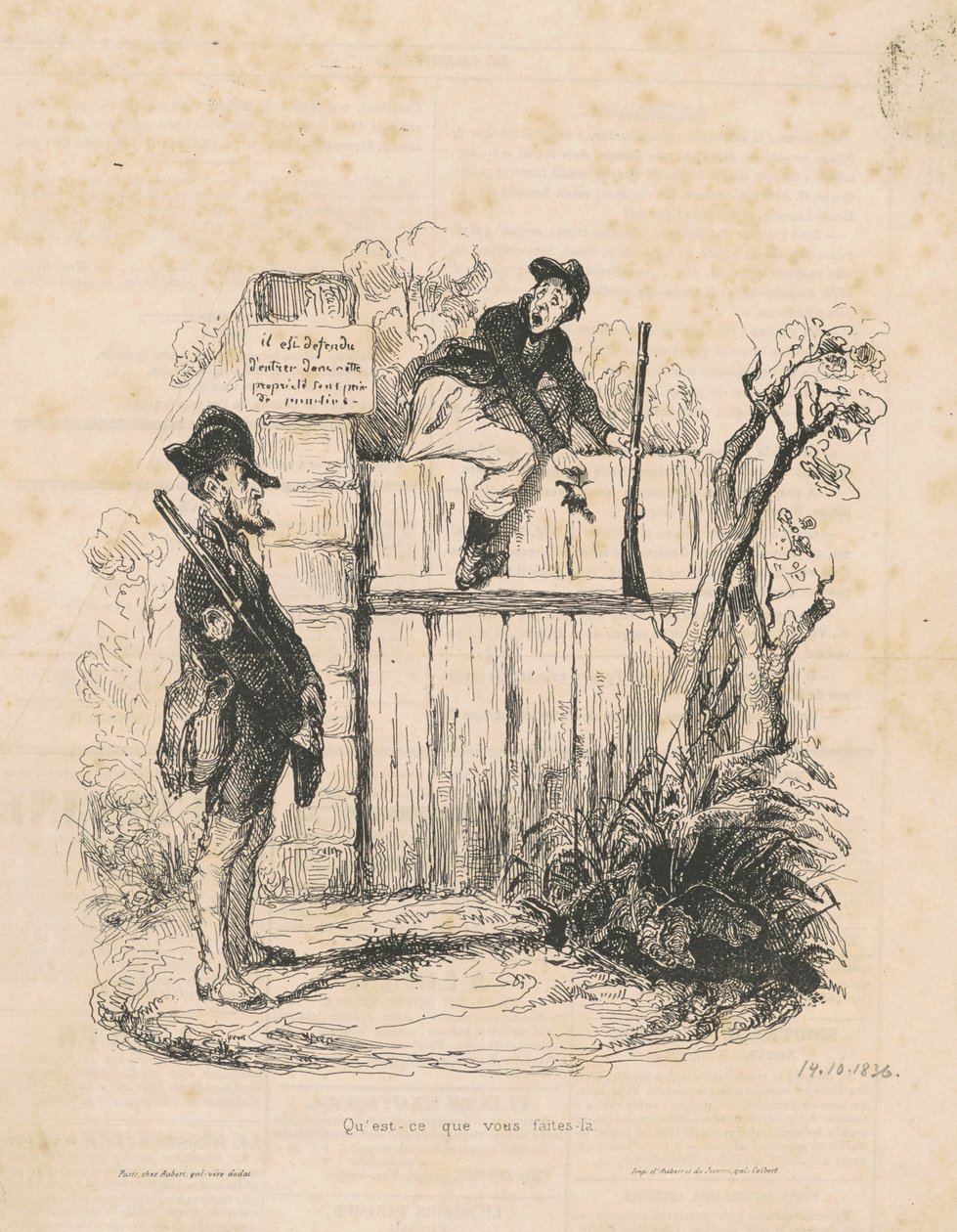 Co tu děláš... od Honoré Daumier