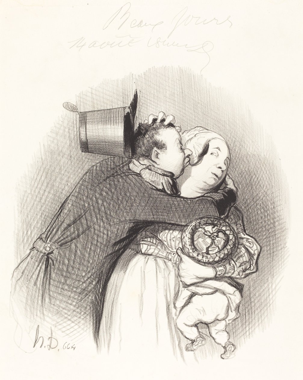 Setkání země od Honoré Daumier