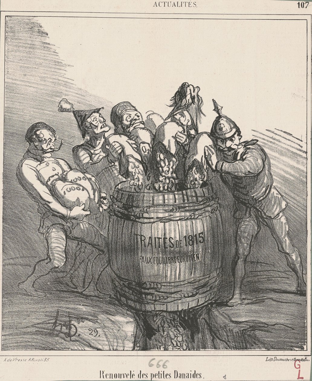 Obnovený malý Danaides od Honoré Daumier