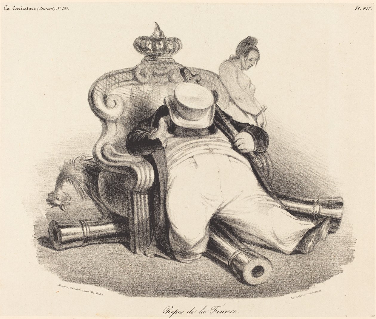 Zbytek Francie od Honoré Daumier