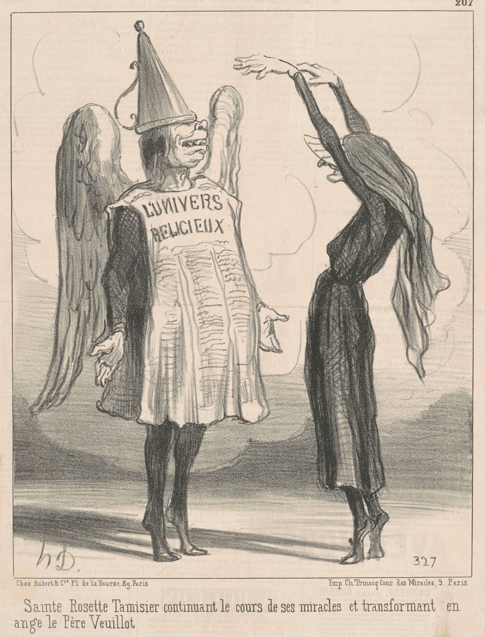 Svatá Rosette Tamisier... od Honoré Daumier