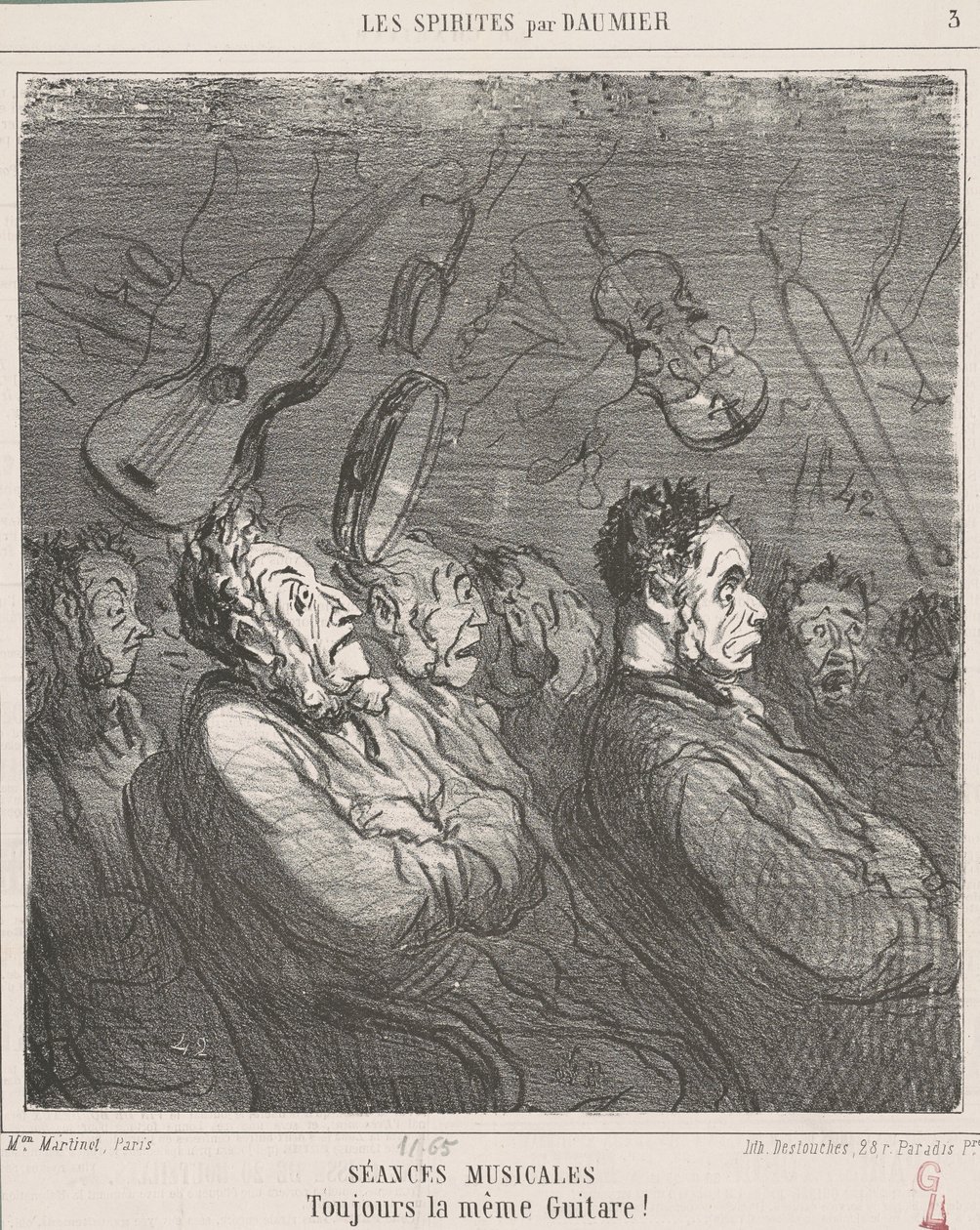 Hudební sezení od Honoré Daumier
