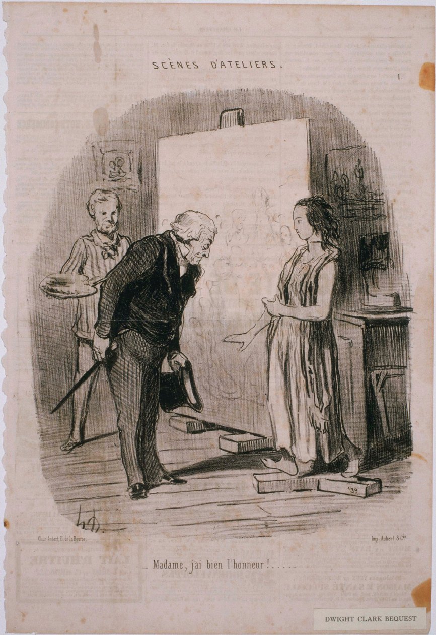Scény z Workshopu- madam, mám tu čest! od Honoré Daumier