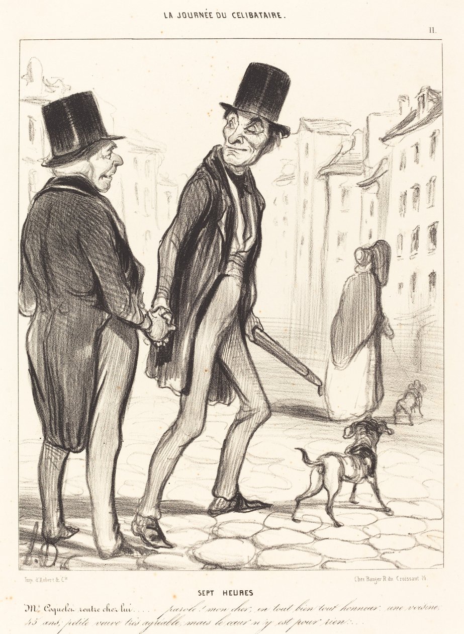 Sedm hodin od Honoré Daumier