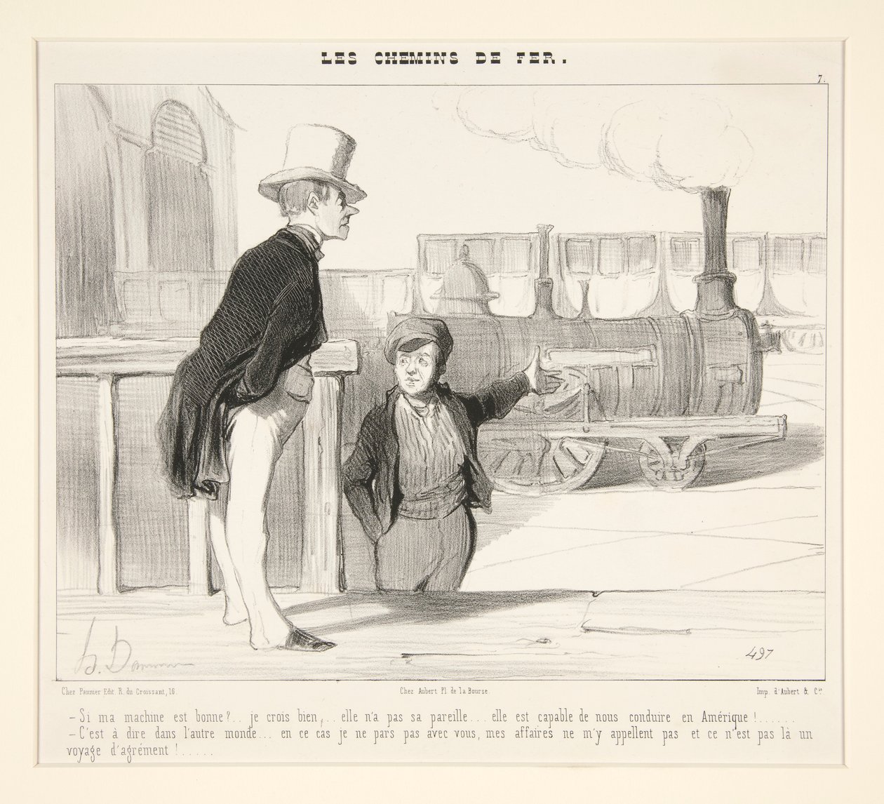 Pokud je můj stroj dobrý? od Honoré Daumier