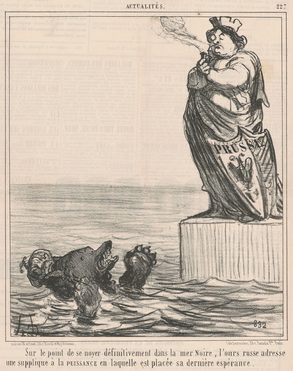 Asi se utopit... od Honoré Daumier