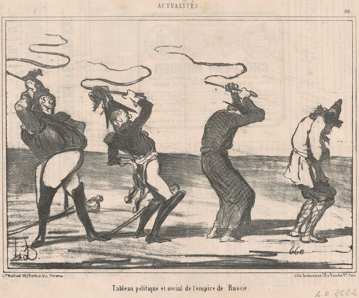 Tabulka ... Ruské říše od Honoré Daumier