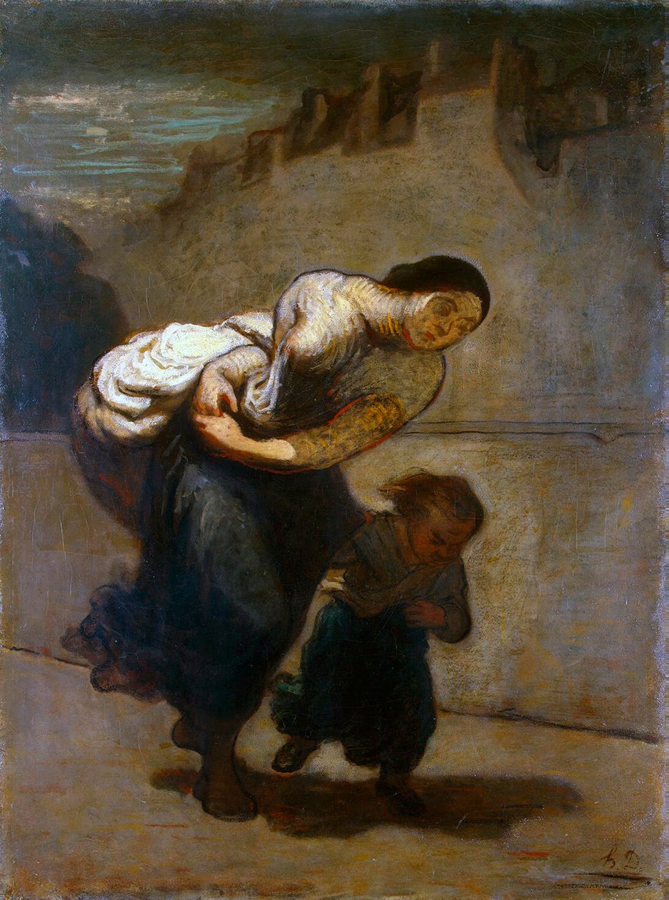 Břemeno, 1850-1852. od Honoré Daumier