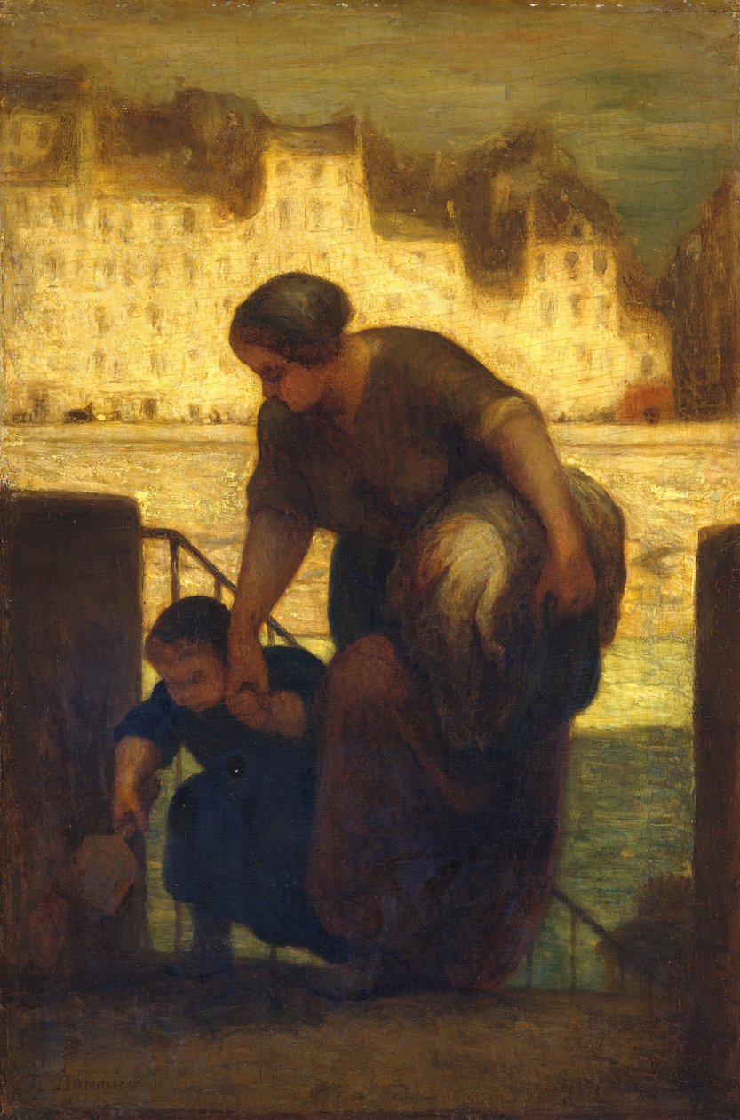Prádelna, 186[3]. od Honoré Daumier