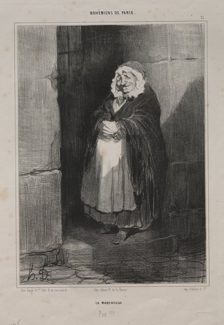 Chodec od Honoré Daumier