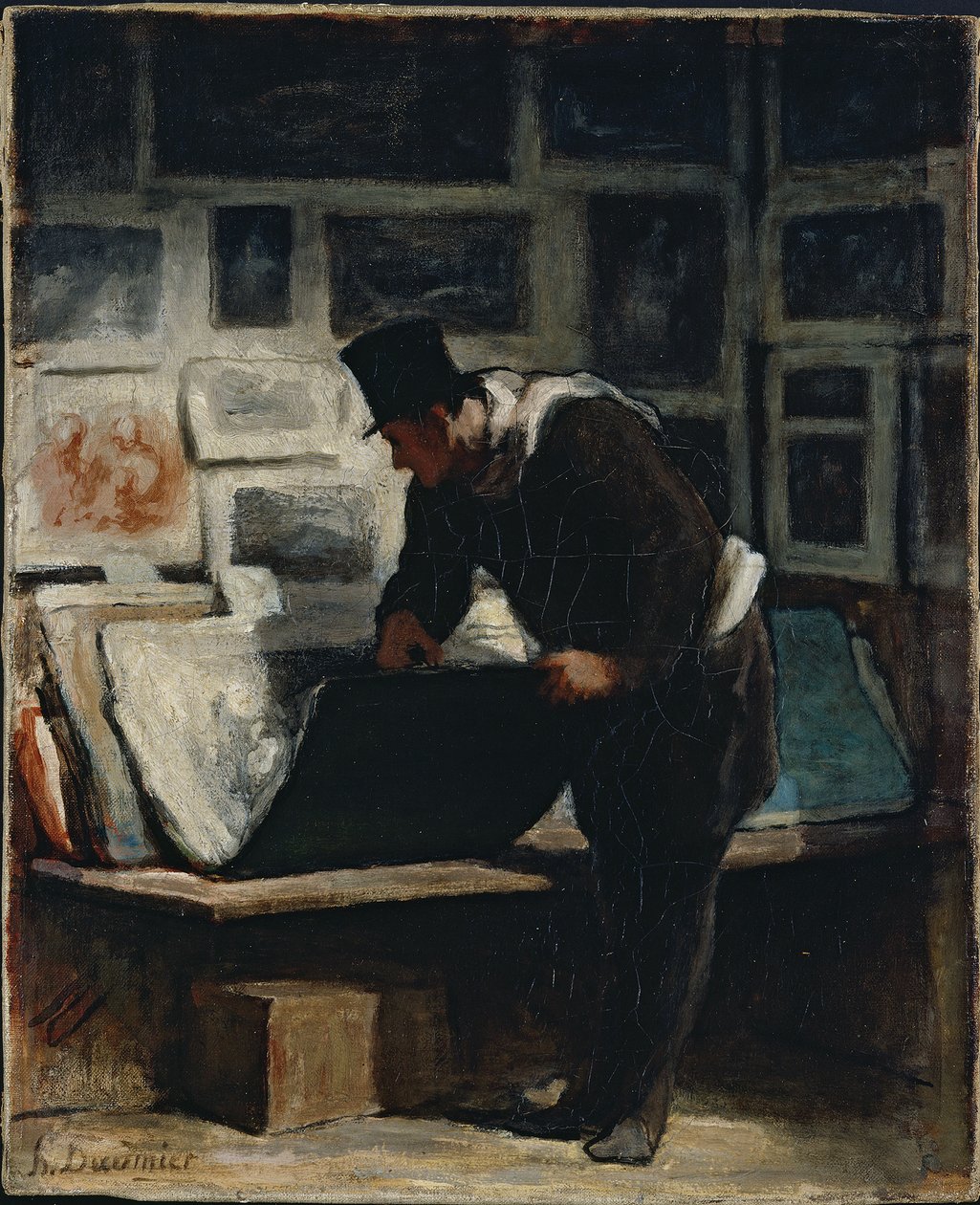 Sběratel tisků od Honoré Daumier