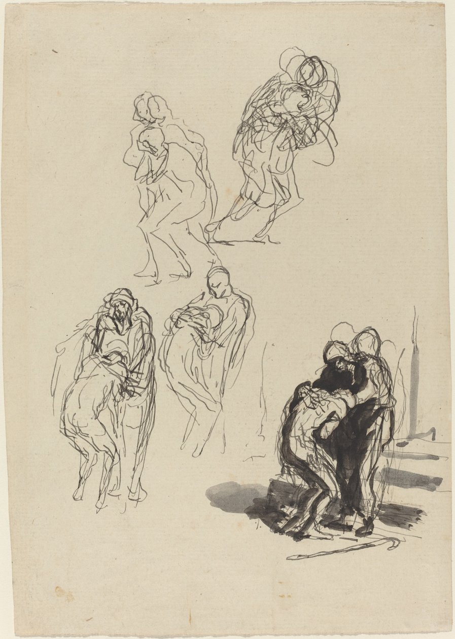 Marnotratný syn od Honoré Daumier