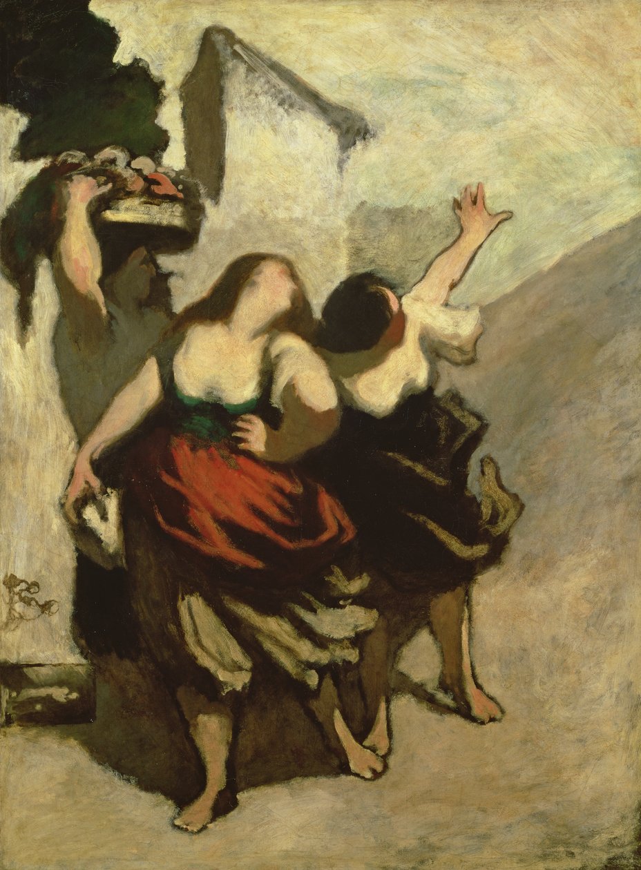 The Ribalds (The Millers Daughters) od Honoré Daumier
