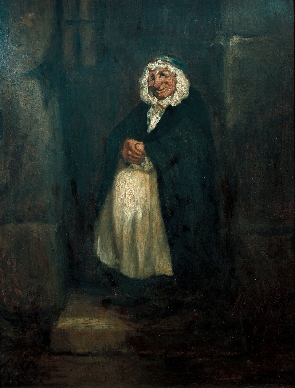 Starý vrátný od Honoré Daumier