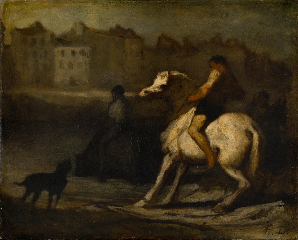"Napajedlo", 1828-1879 od Honoré Daumier