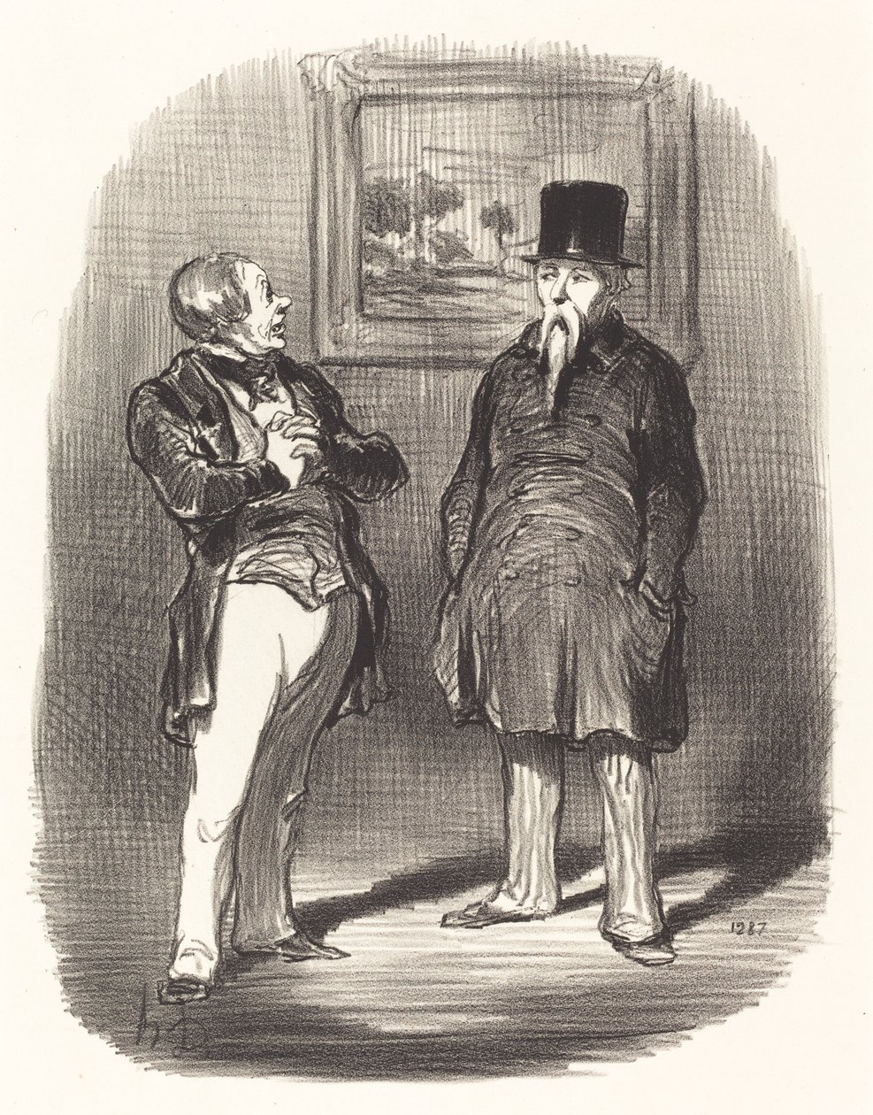 Počkej...nepoznal jsem tě... od Honoré Daumier