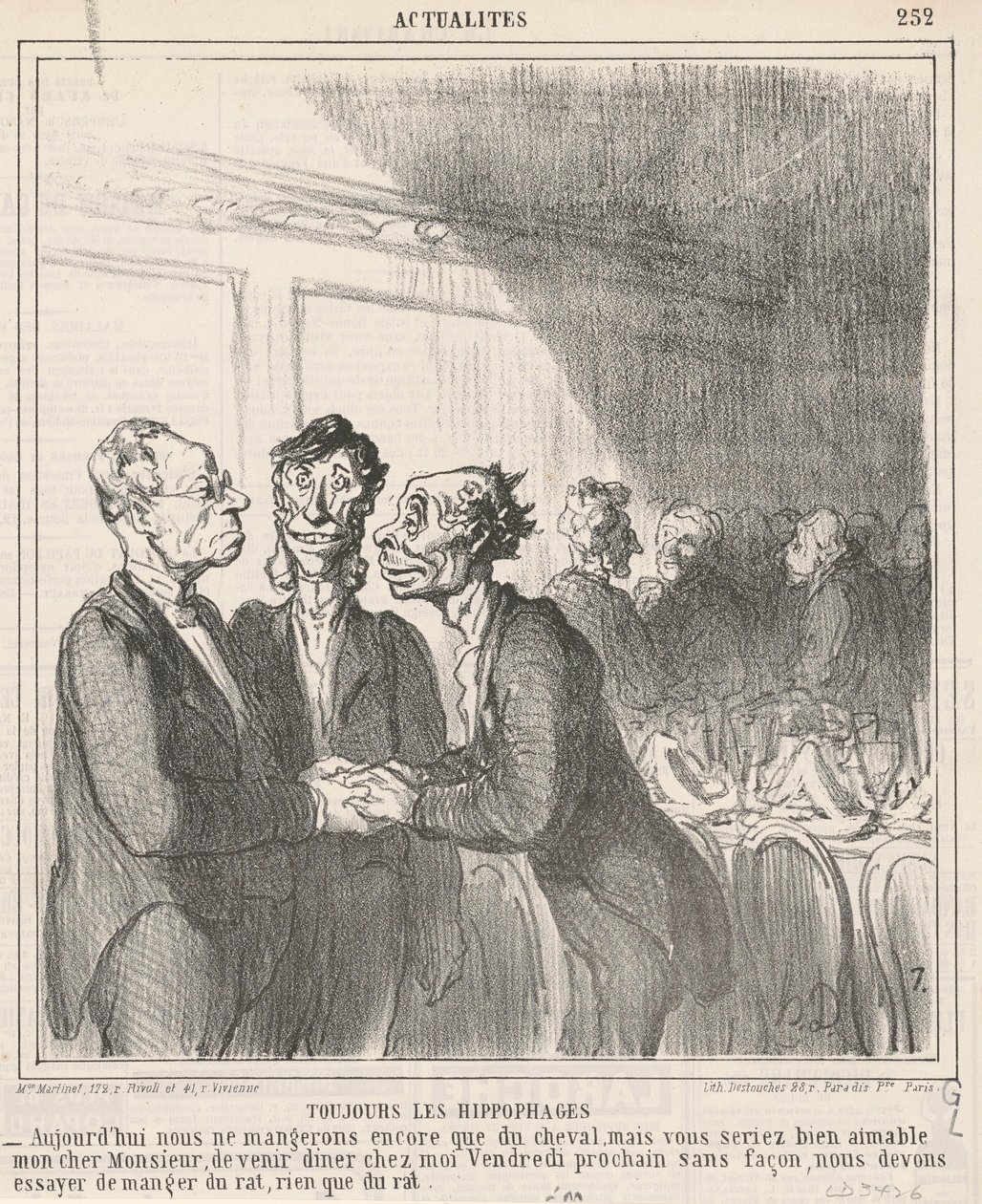Vždy Hipofágové od Honoré Daumier