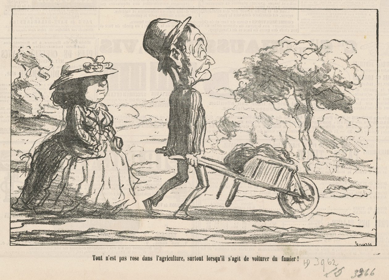 V zemědělství není všechno růžové... od Honoré Daumier